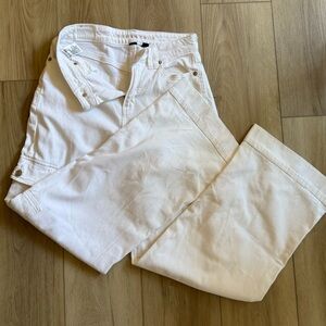 American Eagle Outfitters White Straight Leg Jeans